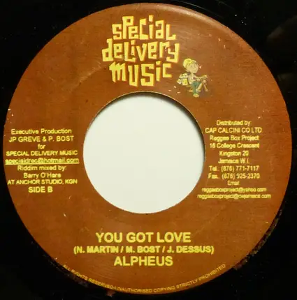 Luciano / Alpheus - Now And Then / You Got Love