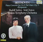 LP - Beethoven (Serkin, Ozawa) - Piano Concerto No. 5 «Emperor» - Gatefold