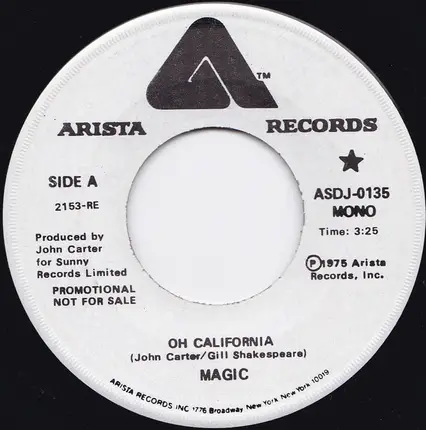 Magic - Oh California