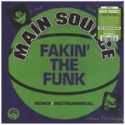 7inch Vinyl Single - Main Source - Fakin' The Funk - neon green vinyl