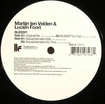 Martijn ten Velden & Lucien Foort - Bleeep!