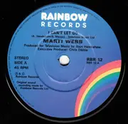 7'' - Marti Webb - I Can't Let Go