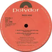 12'' - Marva Hicks - Never Been In Love Before