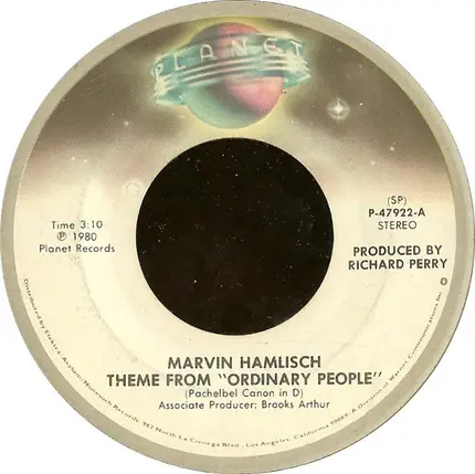 Marvin Hamlisch - Theme From 'Ordinary People'