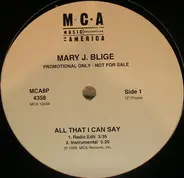 Mary J. Blige - All That I Can Say
