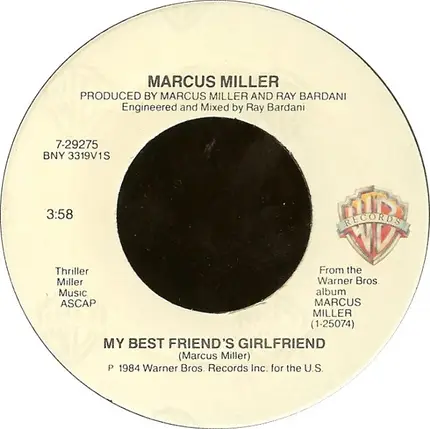 Marcus Miller - My Best Friend's Girlfriend