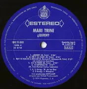 LP - Mari Trini - ¿Quién?