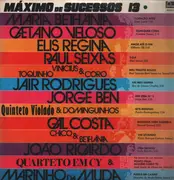 LP - Maria Bethania, Caetano Veloso, Jorge Ben, Elis Regina a.o. - Máximo De Sucessos 13