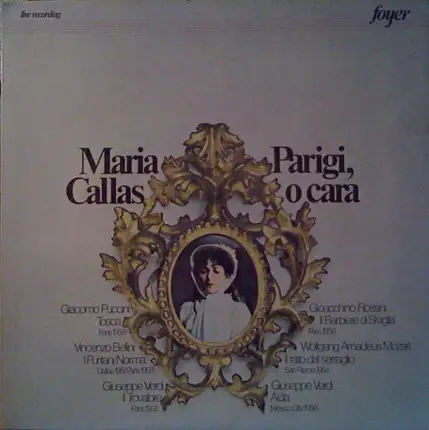 Maria Callas - Parigi, O Cara