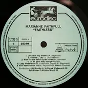 LP - Marianne Faithfull - Faithless