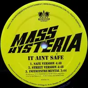 12inch Vinyl Single - Mass Hysteria - It Aint Safe / Fall Out