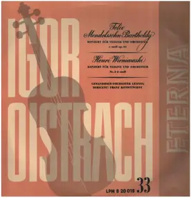 Mendelssohn-Bartholdy - Konzert Für Violine Und Orchester  E-Moll Op. 64  /  Konzert Für Violine Und Orchester Nr. 2  D-Mol
