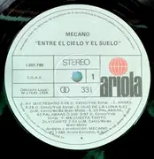 LP - Mecano - Entre El Cielo Y El Suelo