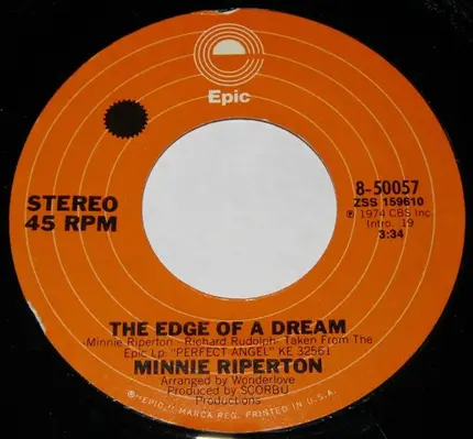 Minnie Riperton - Lovin' You / The Edge Of A Dream