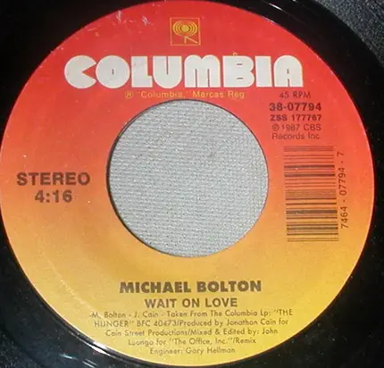 Michael Bolton - Wait On Love