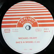 7inch Vinyl Single - Michael Heart - She's A Model