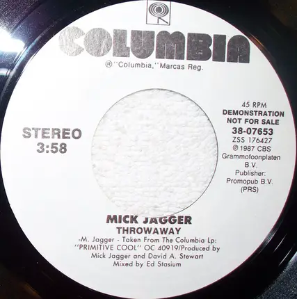 Mick Jagger - Throwaway