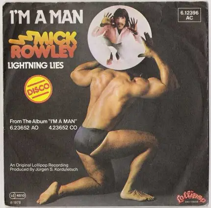 Mick Rowley - I'm A Man / Lightning Lies