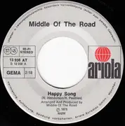 7inch Vinyl Single - Middle Of The Road - Happy Song