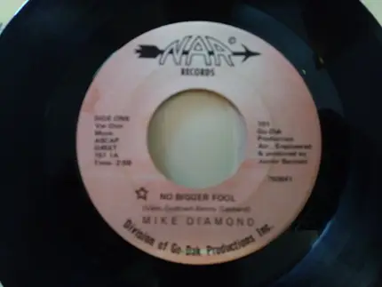 Mike Diamond - No Bigger Fool / Hurt Go Away