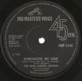 Mike Sammes Singers - Somewhere my love / What do I do?