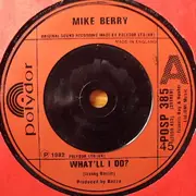 7'' - Mike Berry - What'll I Do? - Red injection labels