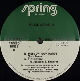 Millie Jackson - Mess On Your Hands / Finger Rap