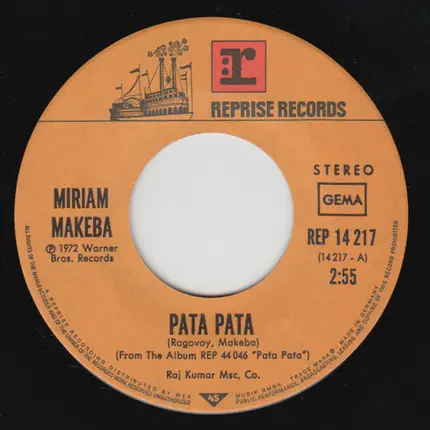 Miriam Makeba - pata pata / click song number 1