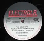 12'' - Mixed Emotions - You Want Love