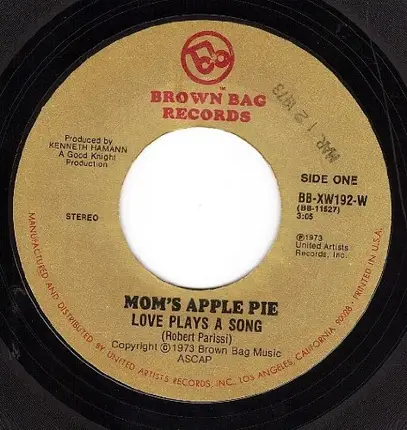 Mom's Apple Pie - Love Plays A Song/Can You Help Me