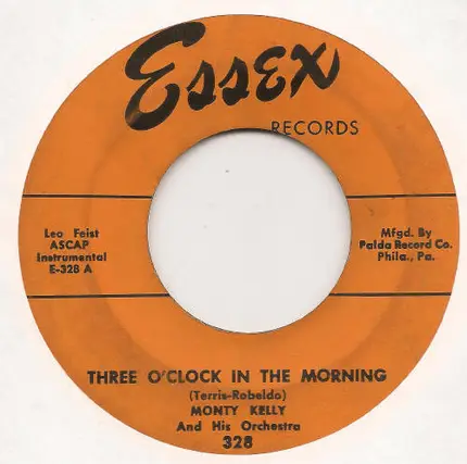 Monty Kelly's Orchestra - Three O'Clock In The Morning / Doreen