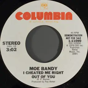 Moe Bandy - I Cheated Me Right Out Of You