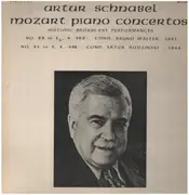 LP - Mozart - Artur Schnabel - Piano Concertos No. 22 In E♭, K. 482 - No. 23 In A, K. 488 - alternative cover