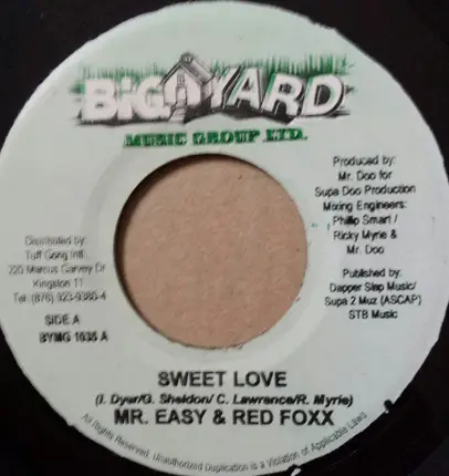 Mr. Easy & Red Fox / Shelene - Sweet Love / In The Club