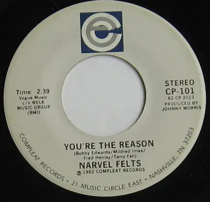 Narvel Felts - Smoke Gets In Your Eyes/You're The Reason