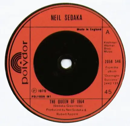 Neil Sedaka - The Queen Of 1964