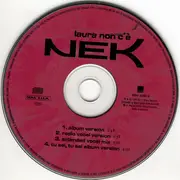 CD Single - Nek - Laura Non C'è - Red Artwork