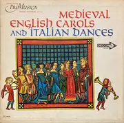 LP - Noah Greenberg - Medieval English Carols And Italian Dances - Mono, Gatefold