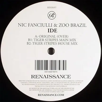 Nic Fanciulli & Zoo Brazil - Ide