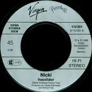 7inch Vinyl Single - Nicki - Vasolidor