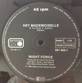Night Force - Hey Mademoiselle
