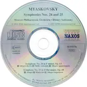 CD - Nikolai Myaskovsky , Moscow Philharmonic Orchestra , Dmitry Yablonsky - Symphonies Nos. 24 and 25