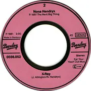 7'' - Nona Hendryx - Love Is Like An Itching In My Heart