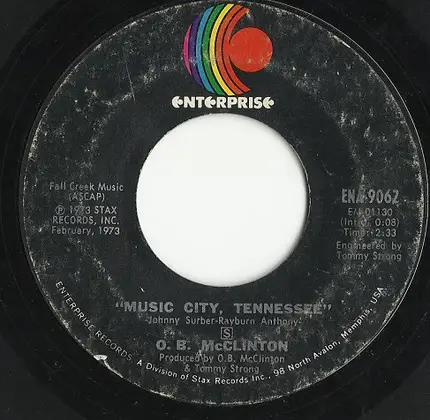 Obie McClinton - Music City, Tennessee