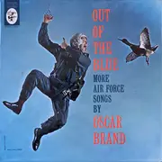 LP - Oscar Brand - Out Of The Blue / More Air Force Songs - Mono