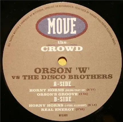 Orson W vs. Disco Brothers - Horny Horns