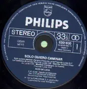 LP - Paco De Lucia - Solo Quiero Caminar