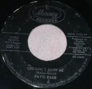 Patti Page With The Merry Melody Singers - You Don't Know Me / Most People Get Married
