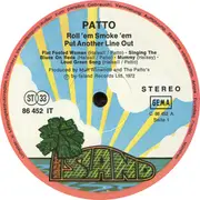 LP - Patto - Roll 'Em Smoke 'Em Put Another Line Out - Pink rim island