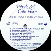 LP - Patrick Ball - Celtic Harp Volume Two: From A Distant Time